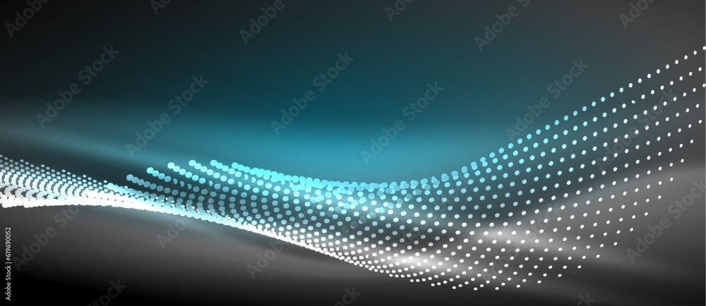 A sleek and stylish design featuring a smooth neon wave glowing against a dark background, perfect for adding a modern and edgy touch to any project A sleek and stylish design featuring a smooth neon wave glowing against a dark background, perfect for adding a modern and edgy touch to any project