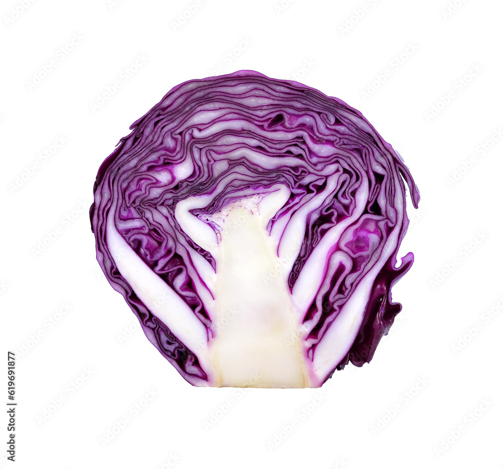 Fototapeta premium red cabbage transparent png