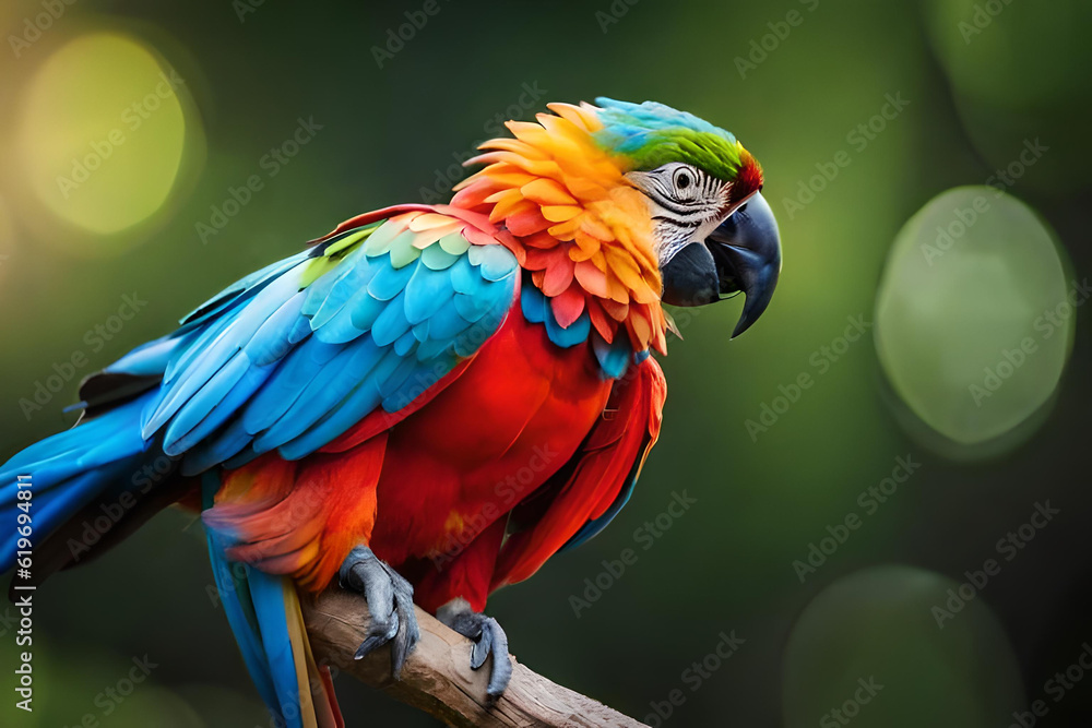 blue and gold macaw