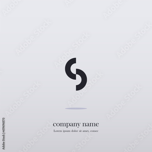 logo icon design letter S robotic blue navy color elegant attractive simple luxury futuristic for large companies eps 10