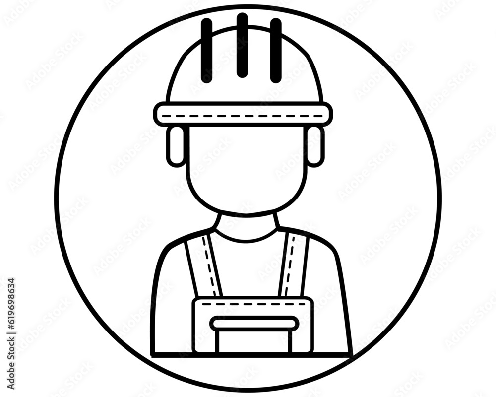construction worker ,business concepts for the construction sector that feature flat designs and line art icons. construction worker ,business concepts for the construction sector that feature flat designs and line art icons.