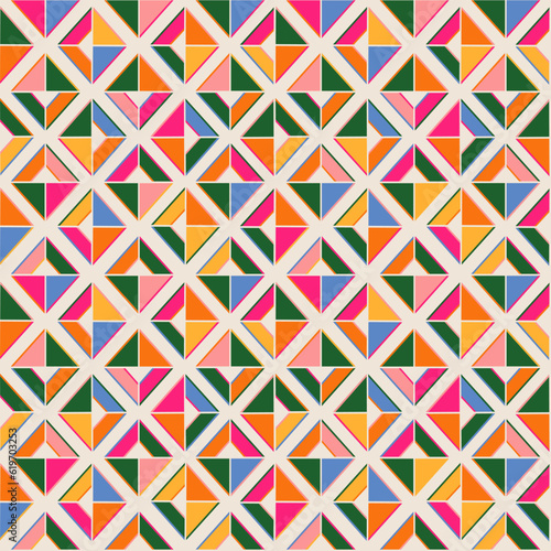 Geometry minimalistic pattern. Abstract vector pattern for web banner, business presentation, branding, fabric, textile. 