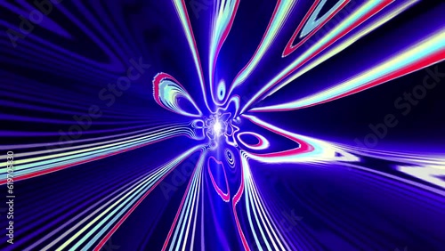Psychedelic Colors Tunnel