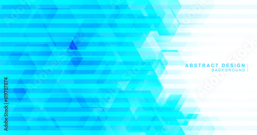 様々な六角形と横線で組み合わせた抽象的な背景素材