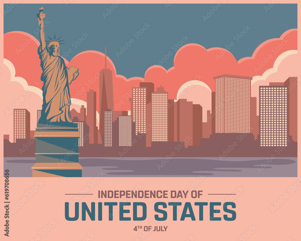  Independence Day of United States, United States of America, Independence day of USA, landmarks, Creative, Statue of Liberty, 4th of July, 4 July, National Day, Independence day.