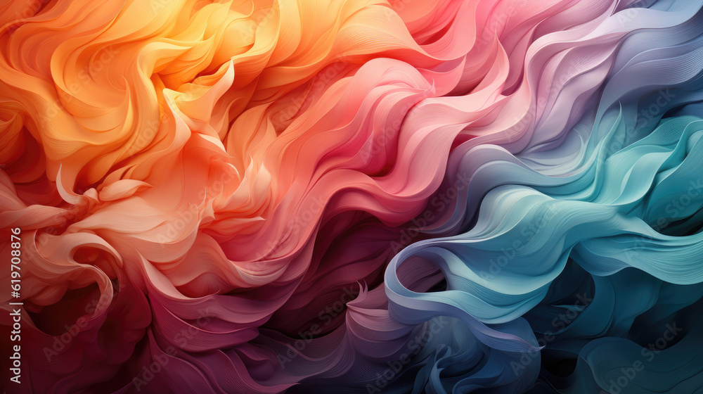 Fototapeta premium Colorfull Wave Background, HD, Background Wallpaper, Desktop Wallpaper