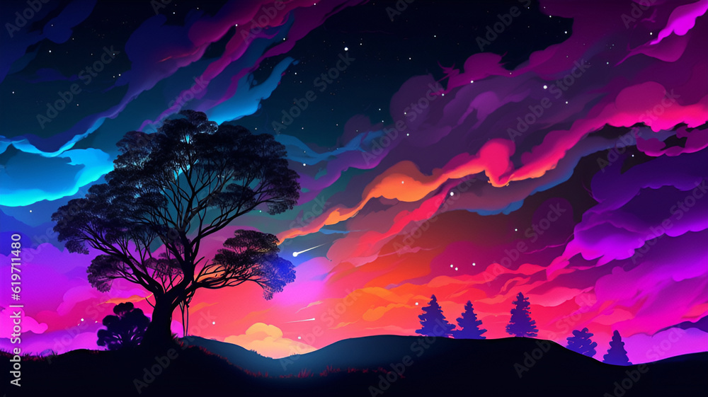 Night Sky Wallpaper images | Generative AI Night Sky Wallpaper images | Generative AI
