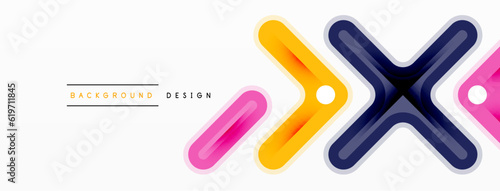 Cross line background minimal geometric template. Design for wallpaper, banner, background, landing page, wall art, invitation, prints, posters