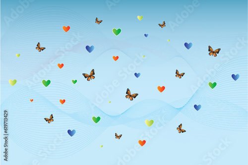 balloons in the sky