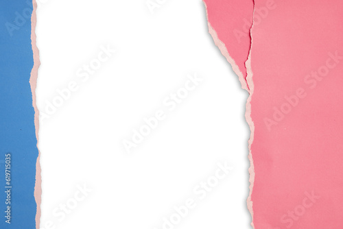 torn paper border frame