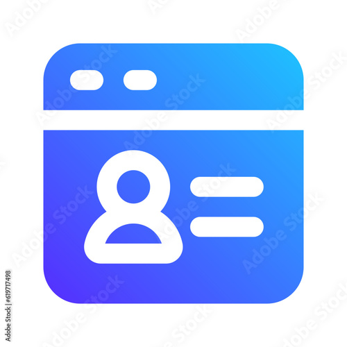 persona gradient icon