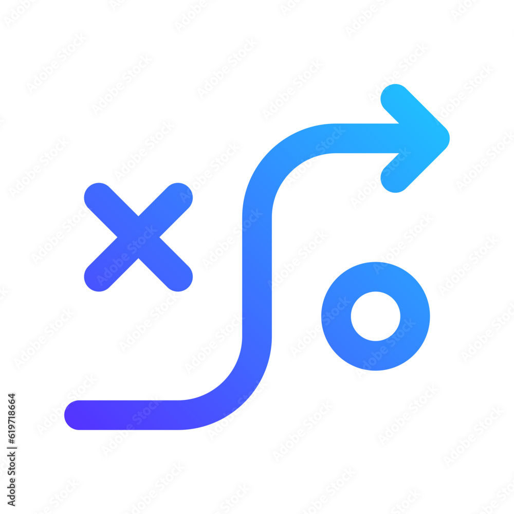 marketing strategy gradient icon marketing strategy gradient icon