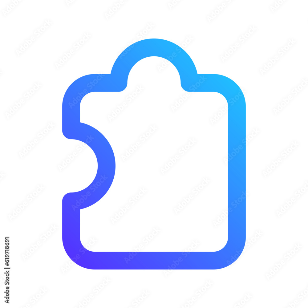 puzzle gradient icon puzzle gradient icon