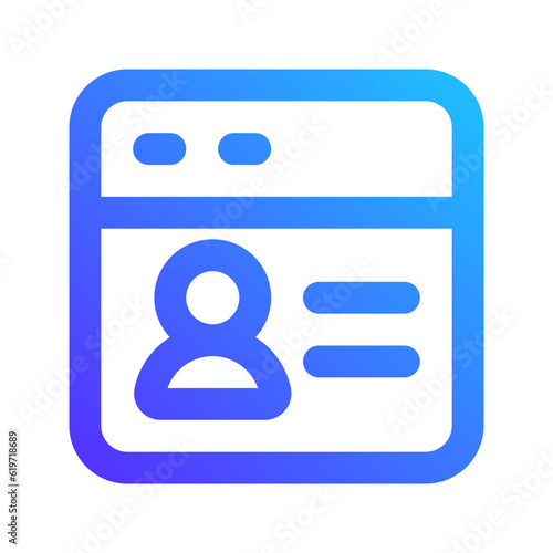 persona gradient icon