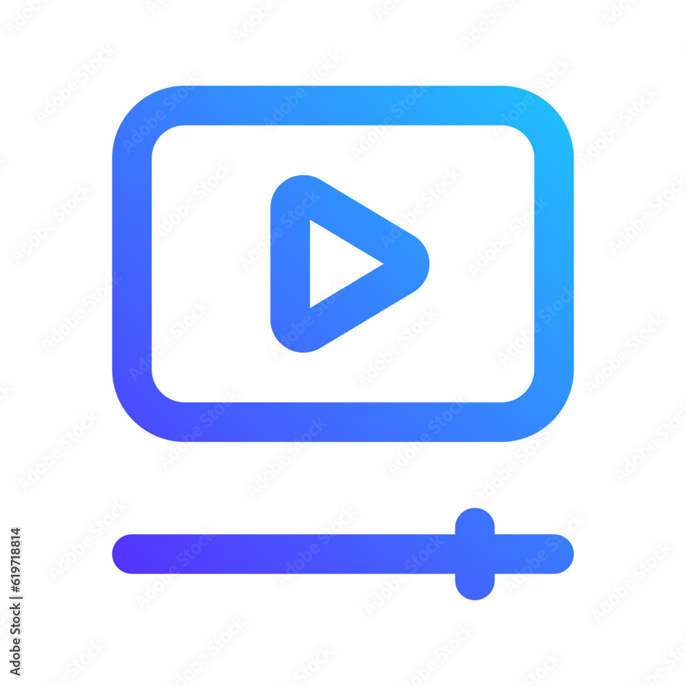 video marketing gradient icon video marketing gradient icon
