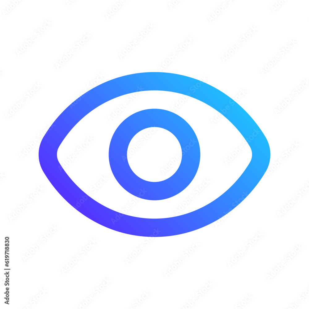 vision gradient icon vision gradient icon