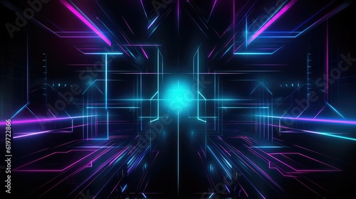 Digital abstract technology background