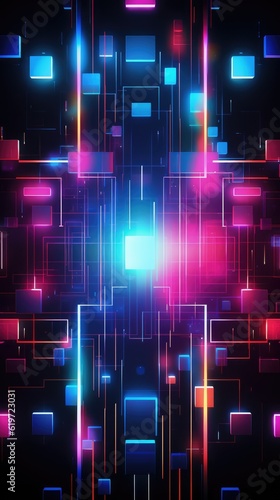 Digital abstract technology background