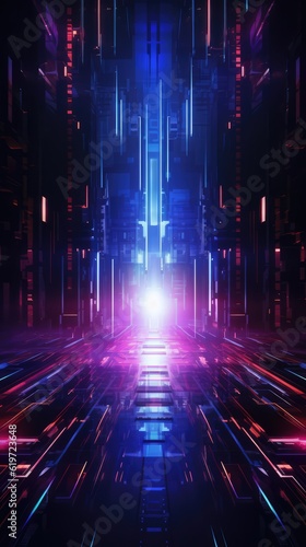 Digital abstract technology background