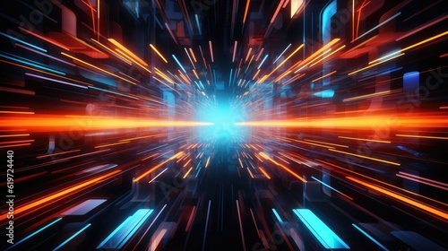 Technology and digital abstract background