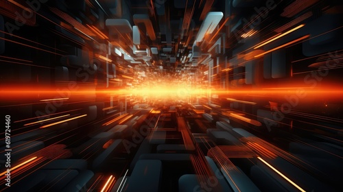 Technology and digital abstract background