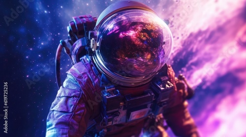 Astronaut exploring deep space © Interstellar