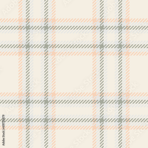 Plaid pattern texture of vector tartan seamless with a check background textile fabric.