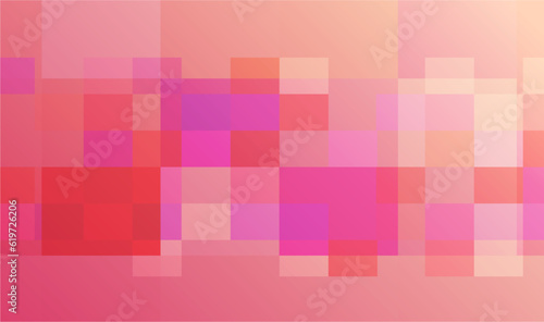 Abstract Pink background with wave, Pink banner, pink background, pink background with hearts, Pixel banner