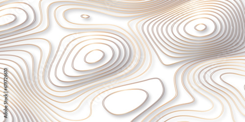 Pattern with lines and dots The stylized height of the topographic map contour in lines and contours isolated on transparent. Black and white topography contour lines map isolated on white background.