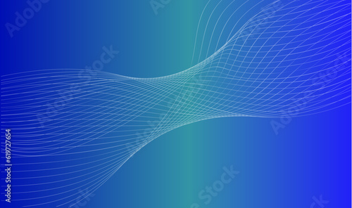 Abstract blue background modern hipster futuristic graphic. Blue banner with stripes. Vector abstract background