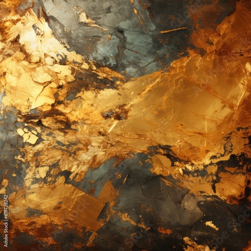 A Magnificent Gold Background Texture - Doubling as a Mesmerizing Golden Backdrop Wallpaper, Manifesting Luxury and Charm created with Generative AI Technology © Sentoriak