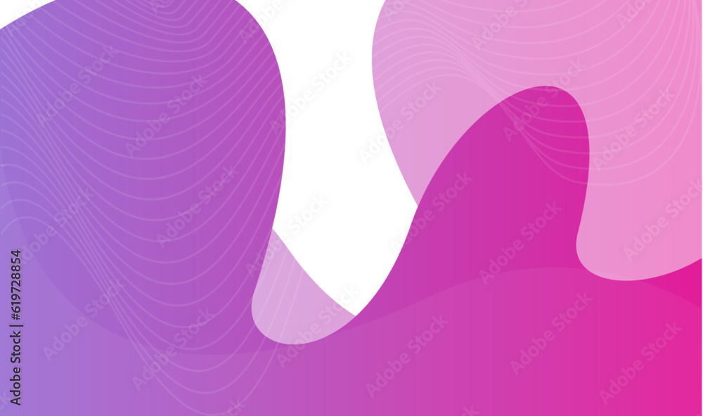 Abstract Pink background with wave, Pink banner, pink background