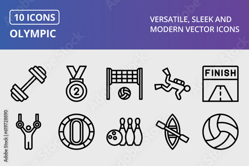 Vector Olympic Icon Set
