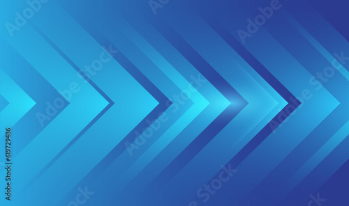 Abstract banner design with blue geometric background. Blue banner background

