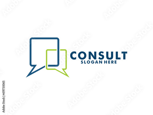 Consulting agency logo, Consult logo vector Template