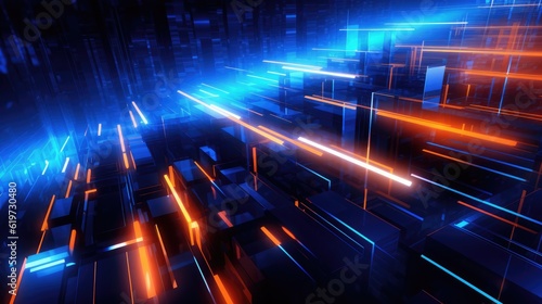 Digital futuristic background