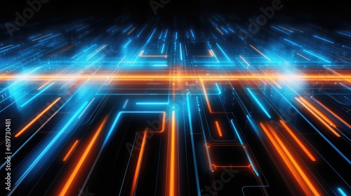 Digital futuristic background