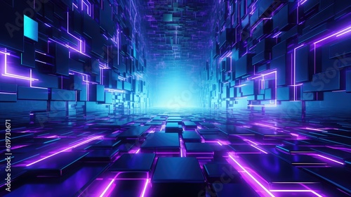 Digital futuristic background