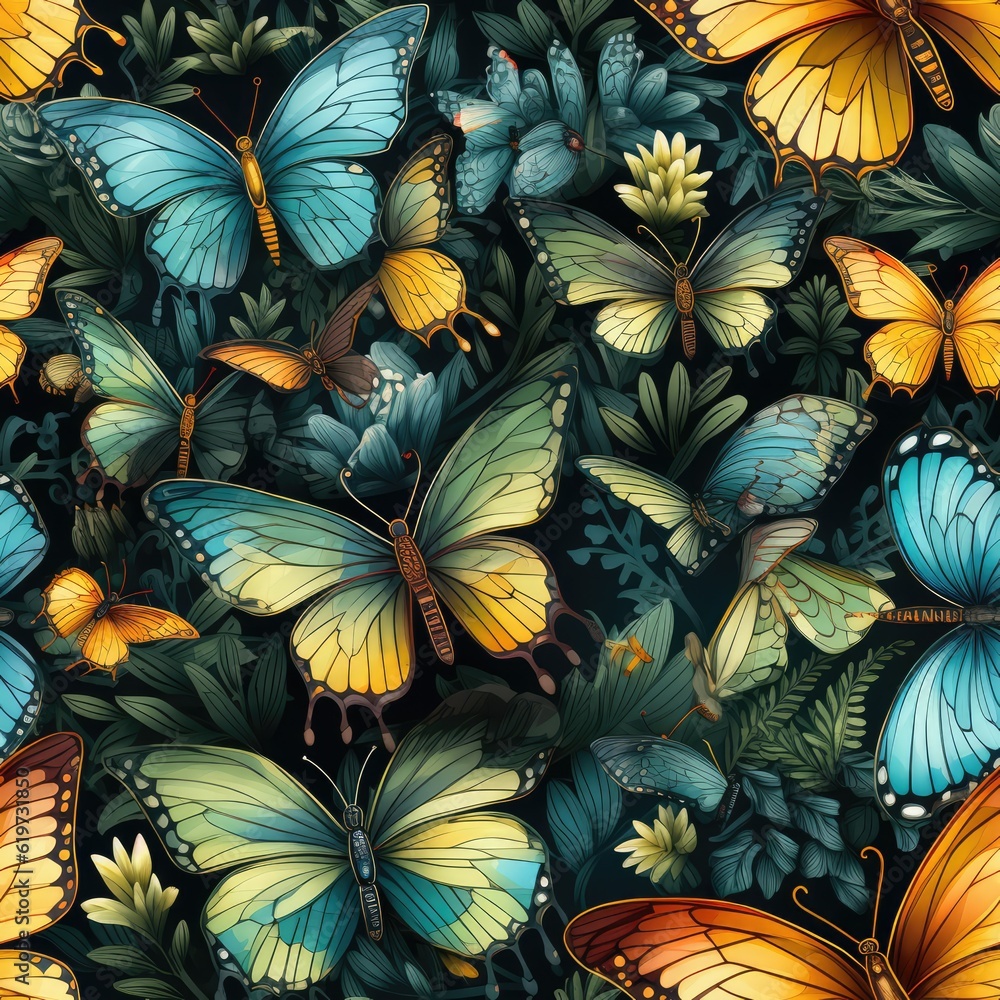 Butterfly texture background Butterfly texture background