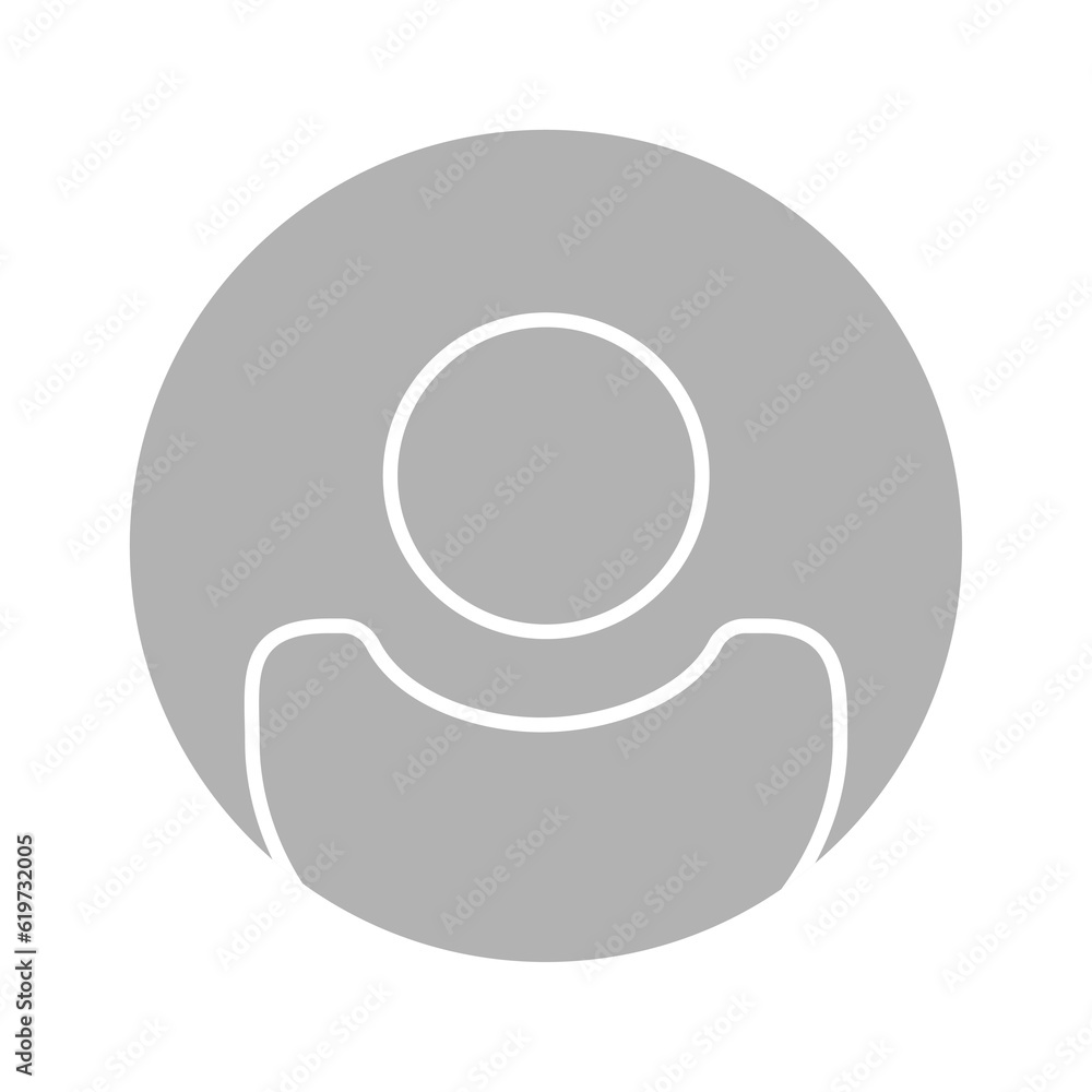 vetor-de-vector-flat-illustration-in-gray-colors-avatar-user-profile