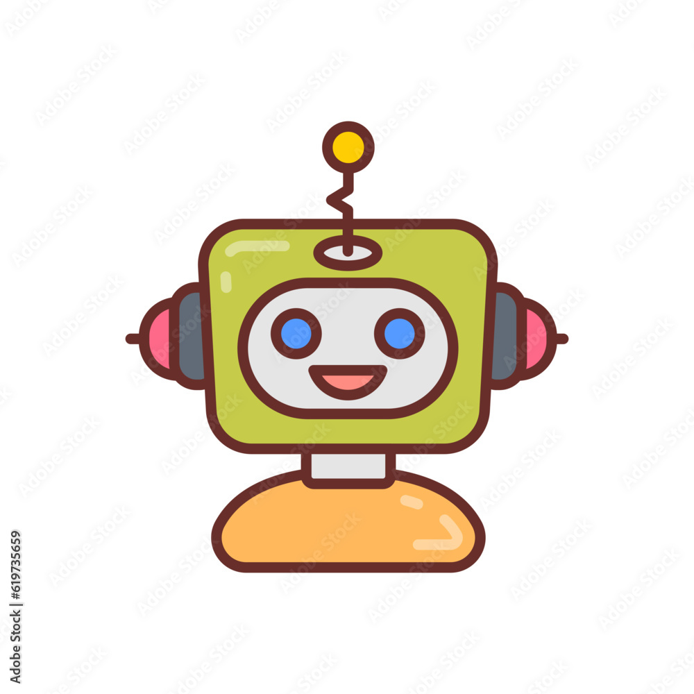Artificial Intelligence icon in vector. Illustration