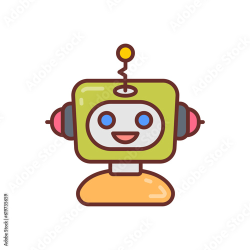 Artificial Intelligence icon in vector. Illustration