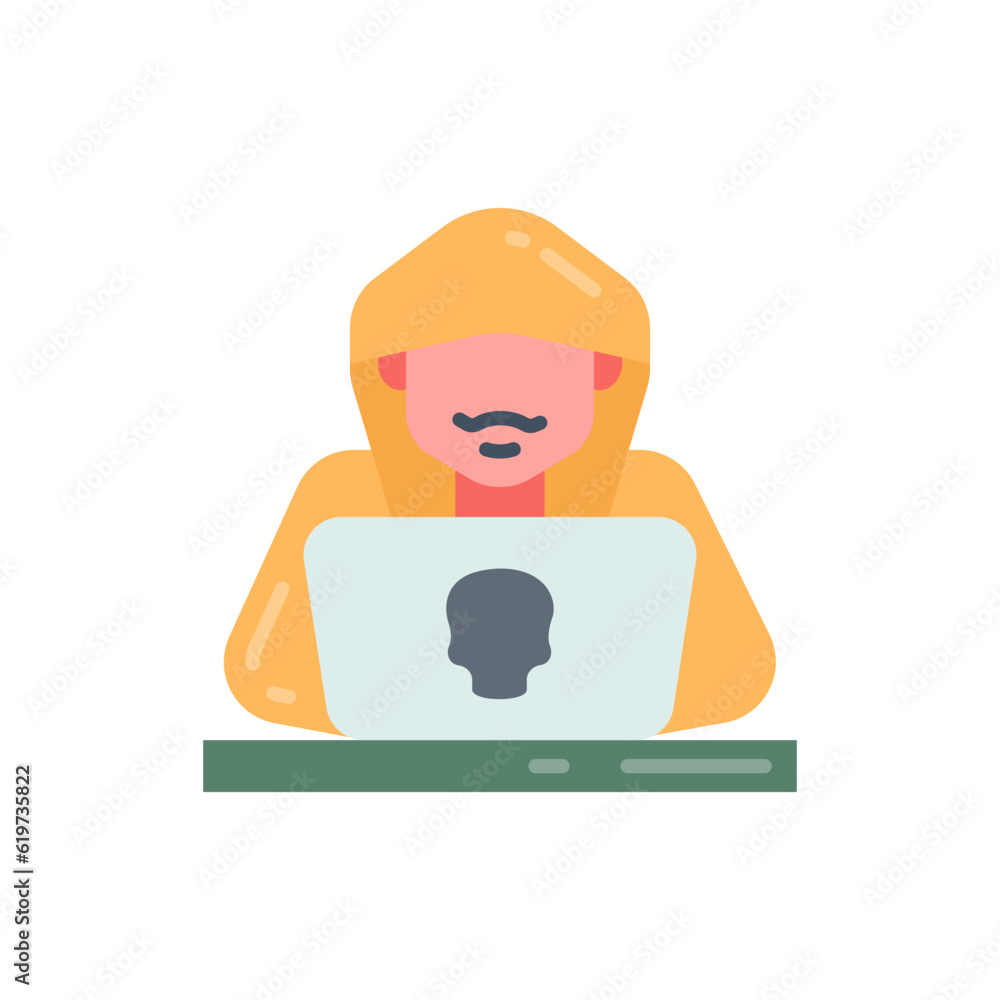 Hacker icon in vector. Illustration Hacker icon in vector. Illustration
