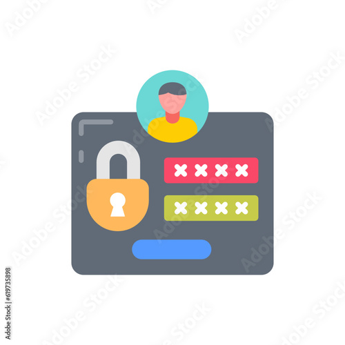 Single Sign On icon in vector. Illustration