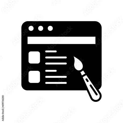 Web Design icon in vector. Illustration