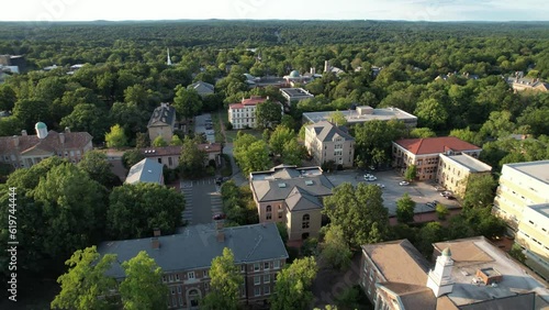 University of North Carolina Chapel hill drone campus UNC summer afternoon photo