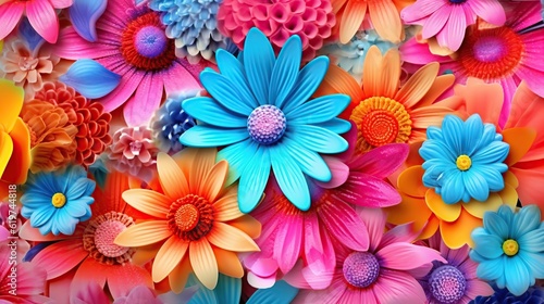 Colorful beautiful flowers background blossom floral bou