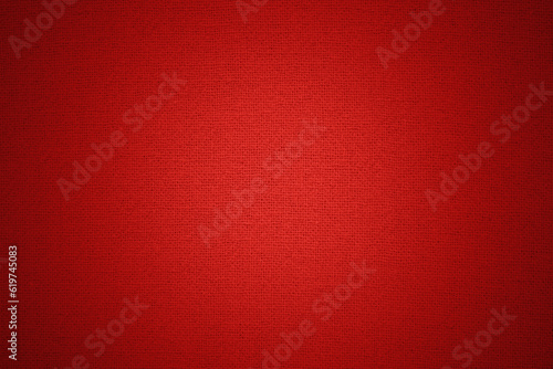 Dark red cotton fabric cloth texture for background, natural textile pattern.