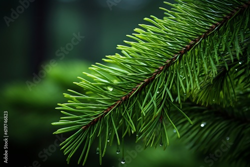 Photograph Of Pine Leaf Natural Light, Generative AI