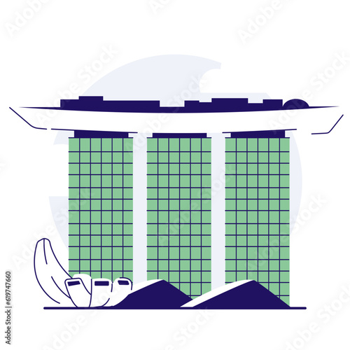 Marina Bay Sands Illustration